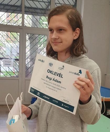 Bláthy siker a Junior Skillsen!