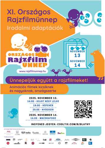 XI. Országos Rajzfilmünnep a Bláthyban – magyar animációs klasszikusok ingyenesen!